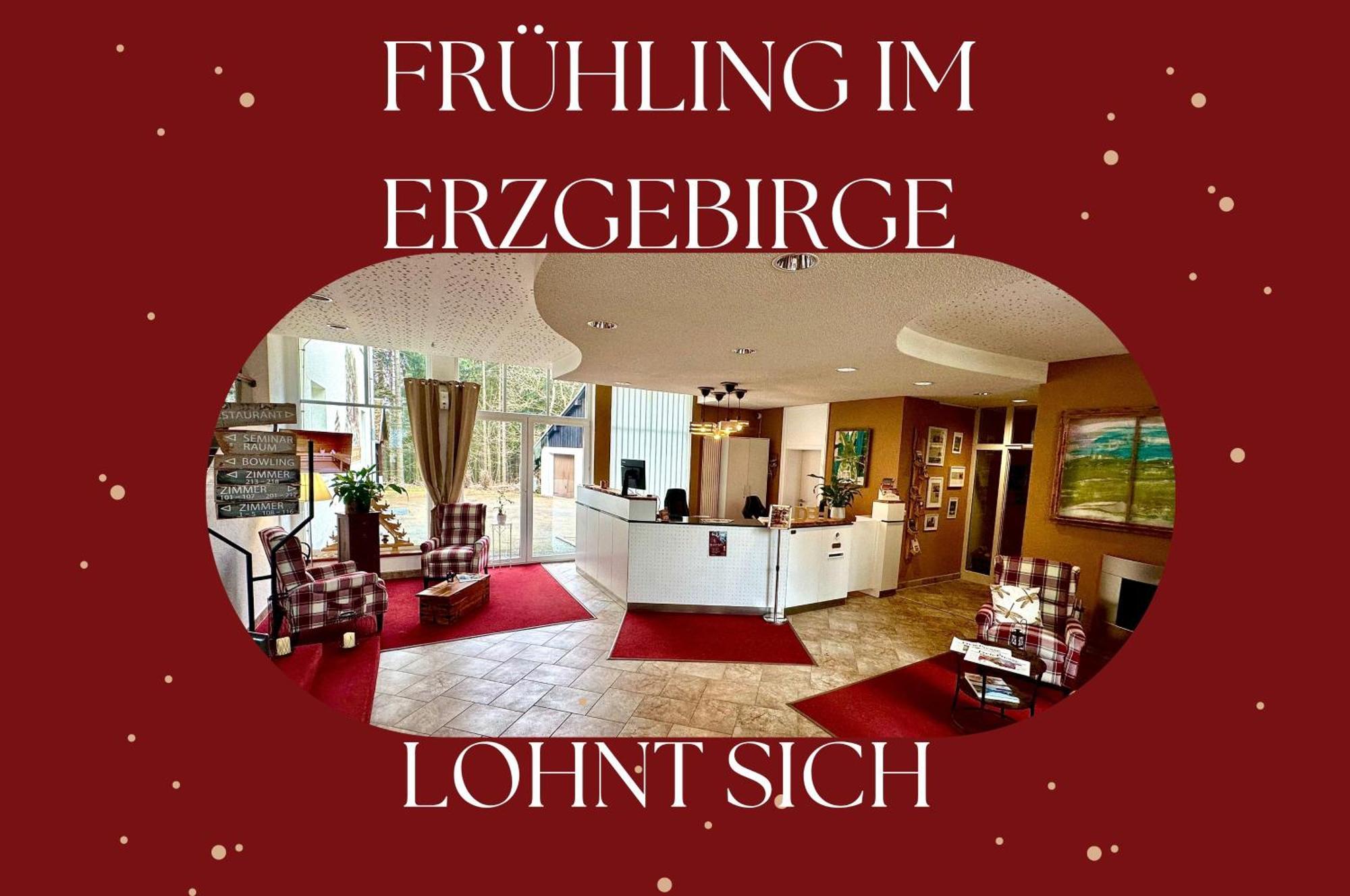 Berghotel Drei Brueder Hoehe Marienberg Exterior foto